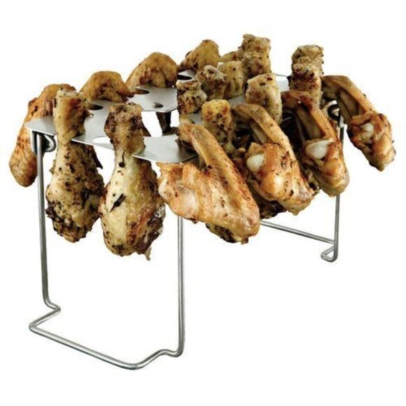 Mr. Bar-B-Q BBQ Original EZ Legs and Wings Chicken Cooker Summer Grilling - Picture 4 of 4